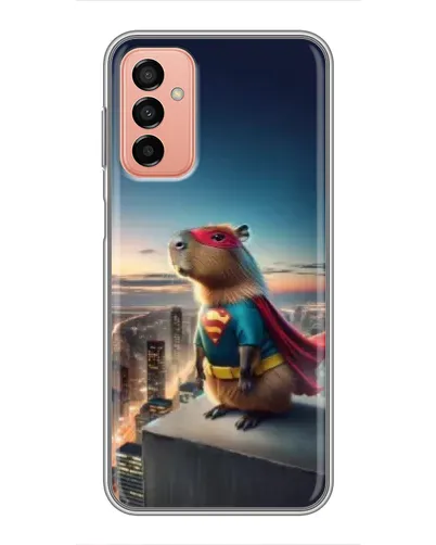 Чехол для Samsung Galaxy M13 с картинкой «Капи-мен супергерой»