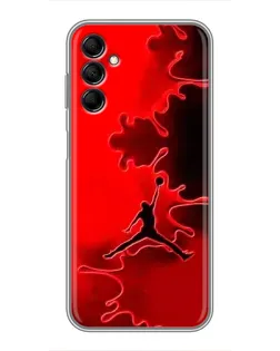Чехол для Samsung Galaxy M14 5g (M146) с картинкой «Jordan Red Smoke»