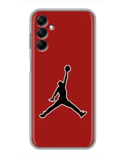 Чехол для Samsung Galaxy M14 5g (M146) с картинкой «Jordan Red Back»