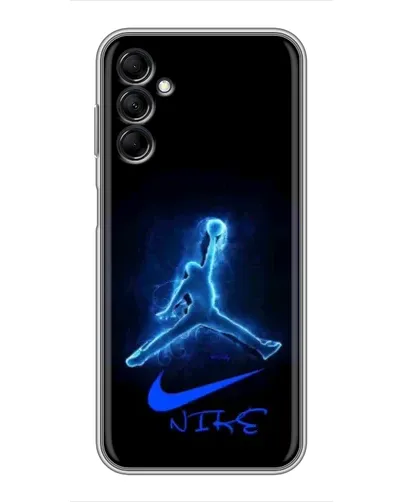 Чехол для Samsung Galaxy M14 5g (M146) с картинкой «Jordan Neon Blue»