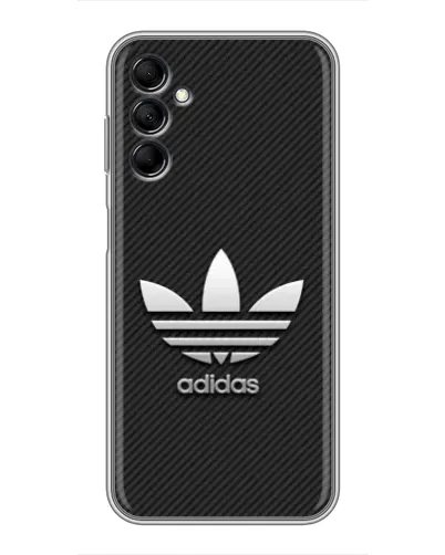 Чехол для Samsung Galaxy M14 5g (M146) с картинкой «Adidas Карбоновая текстура»