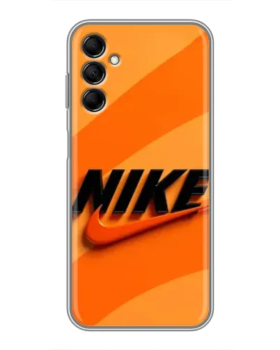 Чехол для Samsung Galaxy M14 5g (M146) с картинкой «Оранжевый драйв Nike»