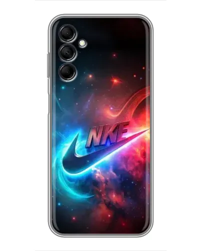 Чехол для Samsung Galaxy M14 5g (M146) с картинкой «Огненный логотип Nike»
