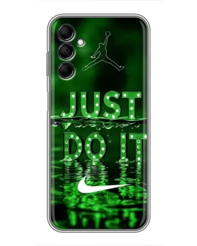 Чехол для Samsung Galaxy M14 5g (M146) с картинкой «Зеленый неоновый Nike»