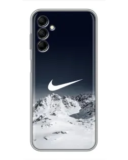 Чехол для Samsung Galaxy M14 5g (M146) с картинкой «Nike — зимние горы»