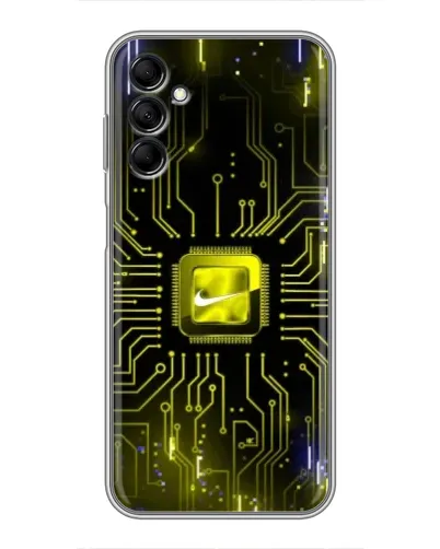 Чехол для Samsung Galaxy M14 5g (M146) с картинкой «Nike — золотая искра»