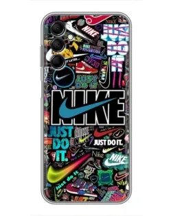 Чохол для Samsung Galaxy M14 5g (M146) з картинкою «Яскравий колаж Nike»