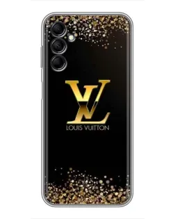 Чехол для Samsung Galaxy M14 5g (M146) с картинкой «LV — золотые искры»