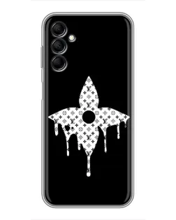 Чехол для Samsung Galaxy M14 5g (M146) с картинкой «Цветочная монограмма»