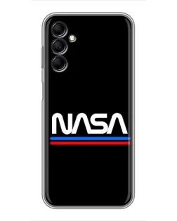 Чехол для Samsung Galaxy M14 5g (M146) с картинкой «NASA — классика Red Blue» Чехол для Samsung Galaxy M14 5g (M146) с картинкой «NASA — классика Red Blue»