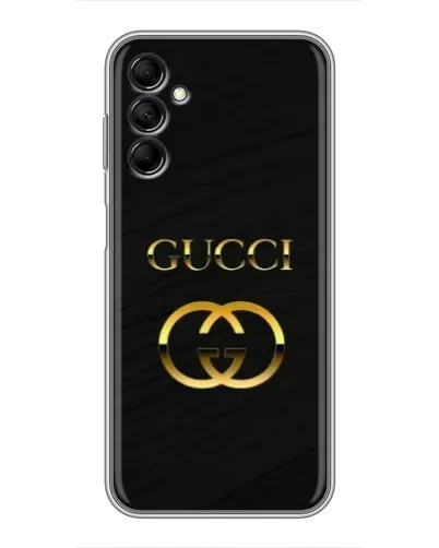 Чехол для Samsung Galaxy M14 5g (M146) с картинкой «Золотой логотип Gucci» Чехол для Samsung Galaxy M14 5g (M146) с картинкой «Золотой логотип Gucci»