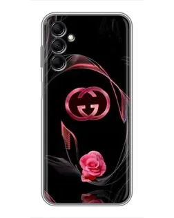 Чехол для Samsung Galaxy M14 5g (M146) с картинкой «Gucci — неоновая роза»