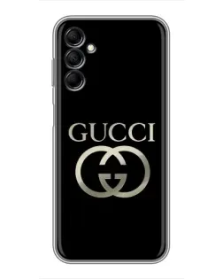 Чехол для Samsung Galaxy M14 5g (M146) с картинкой «Gucci — золото на черном» Чехол для Samsung Galaxy M14 5g (M146) с картинкой «Gucci — золото на черном»