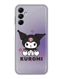 Чехол для Samsung Galaxy M14 5g (M146) с картинкой «Kuromi — фиолетовый арт»