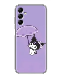 Чехол для Samsung Galaxy M14 5g (M146) с картинкой «Kuromi с зонтиком»