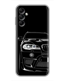 Чехол для Samsung Galaxy M14 5g (M146) с картинкой «Темный силуэт BMW»