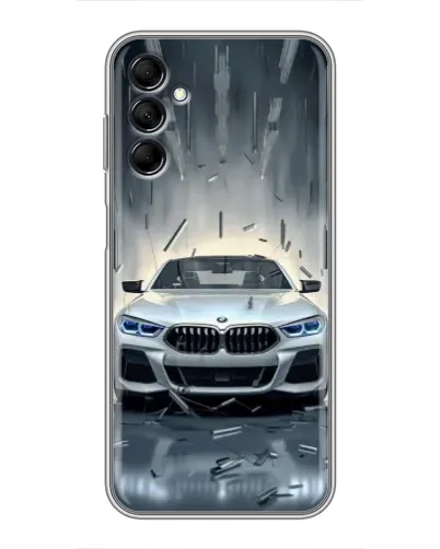Чехол для Samsung Galaxy M14 5g (M146) с картинкой «BMW в свете фар»