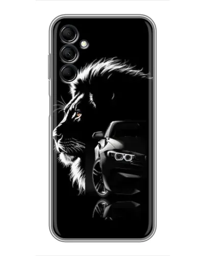 Чехол для Samsung Galaxy M14 5g (M146) с картинкой «BMW и лев»