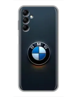 Чехол для Samsung Galaxy M14 5g (M146) с картинкой «Логотип BMW — минимализм»