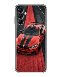Чехол для Samsung Galaxy M14 5g (M146) с картинкой «BMW на красной дорожке»