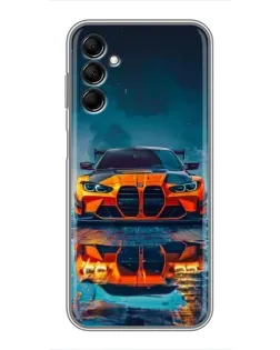Чохол для Samsung Galaxy M14 5g (M146) з картинкою «BMW — золота емблема» Чохол для Samsung Galaxy M14 5g (M146) з картинкою «BMW — золота емблема»