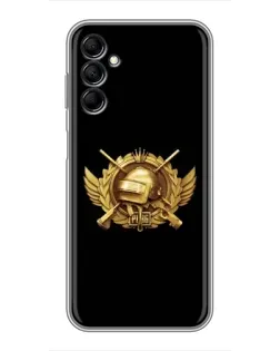 Чехол для Samsung Galaxy M14 5g (M146) с картинкой «PUBG — оранжевый градиент» Чехол для Samsung Galaxy M14 5g (M146) с картинкой «PUBG — оранжевый градиент»