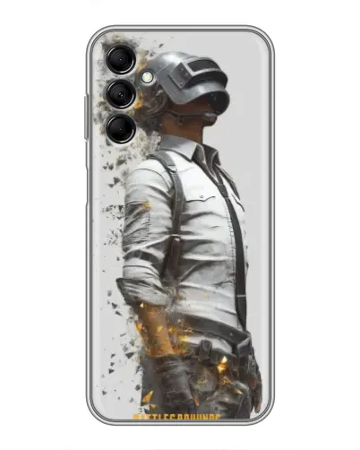 Чехол для Samsung Galaxy M14 5g (M146) с картинкой «PUBG — боец в пыли»
