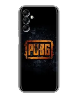 Чехол для Samsung Galaxy M14 5g (M146) с картинкой «PUBG — золотой логотип»