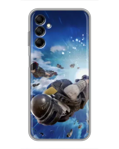 Чехол для Samsung Galaxy M14 5g (M146) с картинкой «Десант PUBG — прыжок»