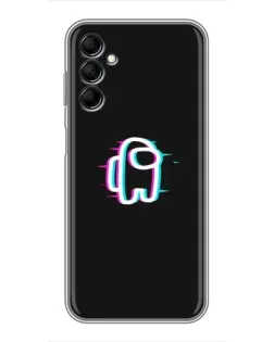 Чехол для Samsung Galaxy M14 5g (M146) с картинкой «Among Us неон»