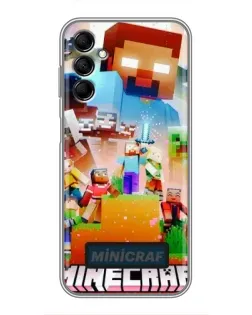 Чехол для Samsung Galaxy M14 5g (M146) с картинкой «Minecraft герои игры» Чехол для Samsung Galaxy M14 5g (M146) с картинкой «Minecraft герои игры»
