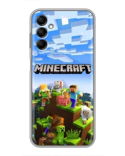 Чехол для Samsung Galaxy M14 5g (M146) с картинкой «Minecraft классический мир» Чехол для Samsung Galaxy M14 5g (M146) с картинкой «Minecraft классический мир»
