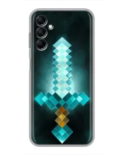 Чехол для Samsung Galaxy M14 5g (M146) с картинкой «Алмазный меч неон»