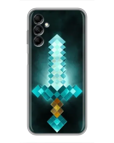 Чехол для Samsung Galaxy M14 5g (M146) с картинкой «Алмазный меч неон» Чехол для Samsung Galaxy M14 5g (M146) с картинкой «Алмазный меч неон»