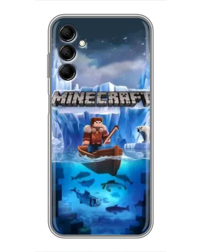 Чехол для Samsung Galaxy M14 5g (M146) с картинкой «Minecraft ледяной мир» Чехол для Samsung Galaxy M14 5g (M146) с картинкой «Minecraft ледяной мир»
