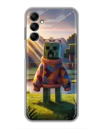 Чехол для Samsung Galaxy M14 5g (M146) с картинкой «Крипер в свитере» Чехол для Samsung Galaxy M14 5g (M146) с картинкой «Крипер в свитере»