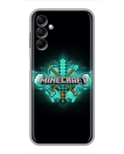 Чехол для Samsung Galaxy M14 5g (M146) с картинкой «Minecraft Diamond лого» Чехол для Samsung Galaxy M14 5g (M146) с картинкой «Minecraft Diamond лого»