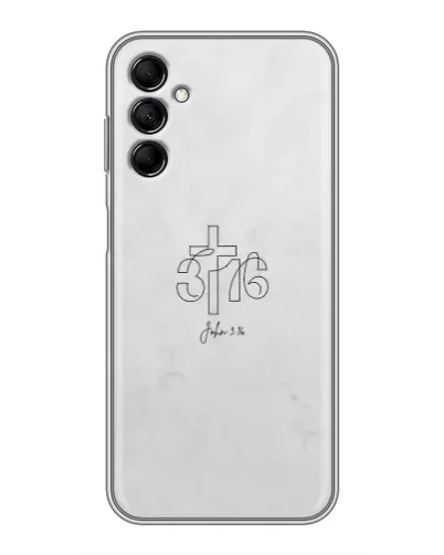 Чехол для Samsung Galaxy M14 5g (M146) с картинкой «Иоанна 3:16 Крест» Чехол для Samsung Galaxy M14 5g (M146) с картинкой «Иоанна 3:16 Крест»