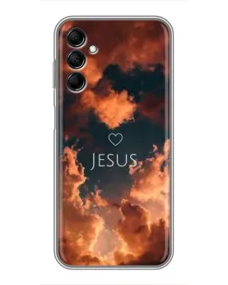 Чехол для Samsung Galaxy M14 5g (M146) с картинкой «Сияние Имени Jesus»