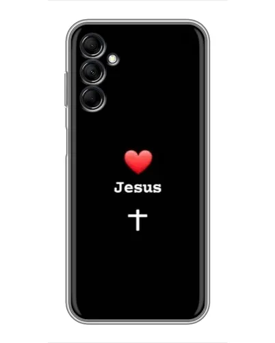 Чехол для Samsung Galaxy M14 5g (M146) с картинкой «Сердце - Jesus» Чехол для Samsung Galaxy M14 5g (M146) с картинкой «Сердце - Jesus»
