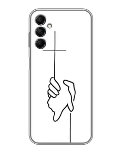 Чехол для Samsung Galaxy M14 5g (M146) с картинкой «Рука держит»