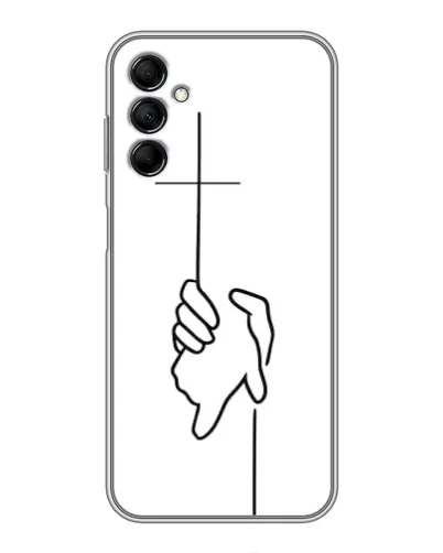 Чехол для Samsung Galaxy M14 5g (M146) с картинкой «Рука держит» Чехол для Samsung Galaxy M14 5g (M146) с картинкой «Рука держит»