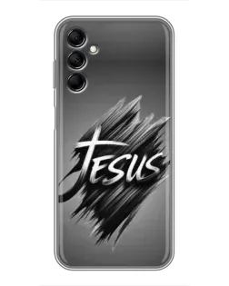 Чехол для Samsung Galaxy M14 5g (M146) с картинкой «Надпись Jesus Graffiti»