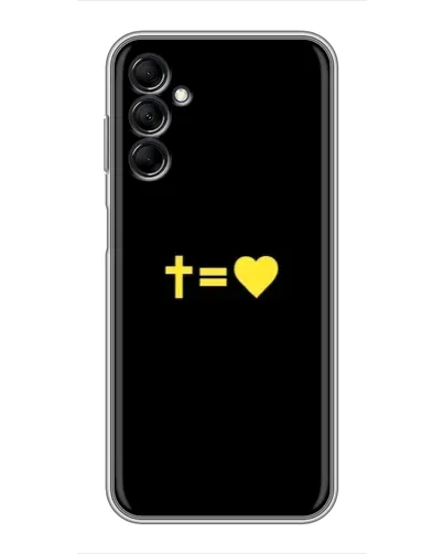 Чехол для Samsung Galaxy M14 5g (M146) с картинкой «Сердце и Крест» Чехол для Samsung Galaxy M14 5g (M146) с картинкой «Сердце и Крест»