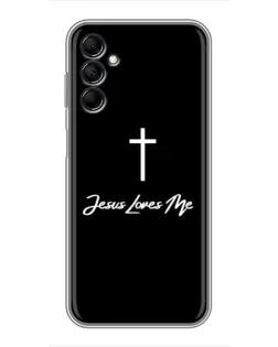 Чехол для Samsung Galaxy M14 5g (M146) с картинкой «Иисус любит тебя»