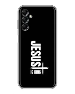 Чехол для Samsung Galaxy M14 5g (M146) с картинкой «Вертикаль веры Jesus»