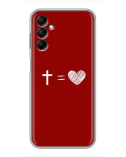 Чехол для Samsung Galaxy M14 5g (M146) с картинкой «Уравнение любви» Чехол для Samsung Galaxy M14 5g (M146) с картинкой «Уравнение любви»