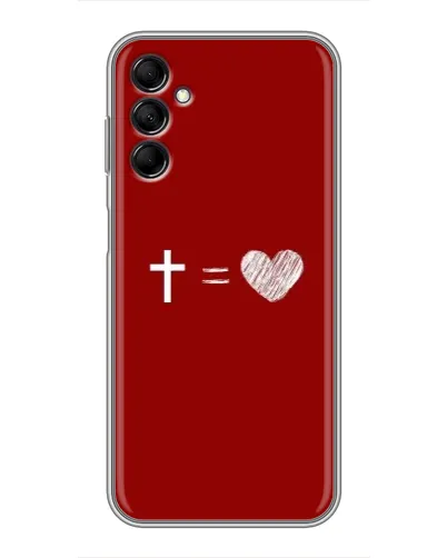 Чехол для Samsung Galaxy M14 5g (M146) с картинкой «Уравнение любви» Чехол для Samsung Galaxy M14 5g (M146) с картинкой «Уравнение любви»