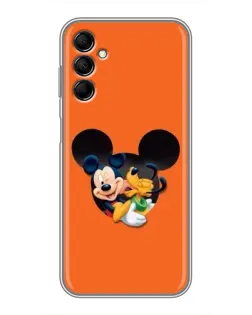 Чехол для Samsung Galaxy M14 5g (M146) с картинкой «Сердце Микки Минни»