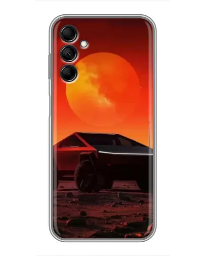 Чехол для Samsung Galaxy M14 5g (M146) с картинкой «Cybertruck на Марсе»